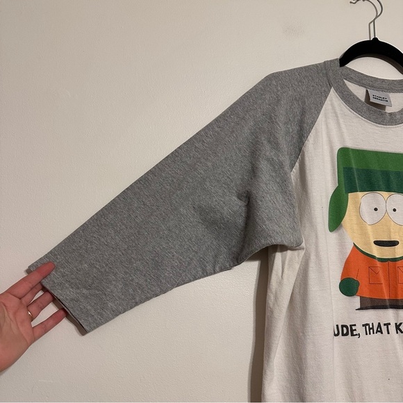 South Park VTG 1997 Kyle Raglan Baseball Graphic Tee size XL - Picture 2 of 6